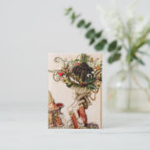 Wunderlicher Marie Antoinette ließ sie Pudding Visitenkarte (Stehend Vorderseite)