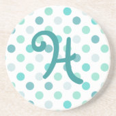 Wunderlicher Monogrammstein Untersetzer (Vorne)