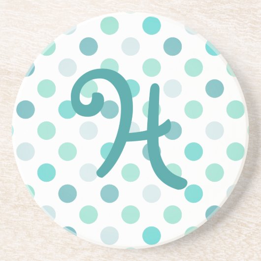 Wunderlicher Monogrammstein Untersetzer (Vorne)