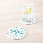 Wunderlicher Monogrammstein Untersetzer (Seite)