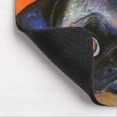 Wunderlicher Mops, der #1 Svetlana Novikova malt Mousepad (Ecke)