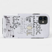 wunderlicher musikalischer Liebhaber iphone 5 Fall Case-Mate iPhone Hülle (Rückseite (Horizontal))
