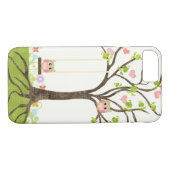Wunderlicher niedlicher Eulen-Baum des Case-Mate iPhone Hülle (Rückseite (Horizontal))