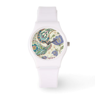Wunderlicher Pfau Armbanduhr