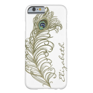 Wunderlicher Pfau-Feder iPhone 6 Fall Barely There iPhone 6 Hülle