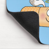 Wunderlicher Verband der glücklichen Mousepad (Ecke)