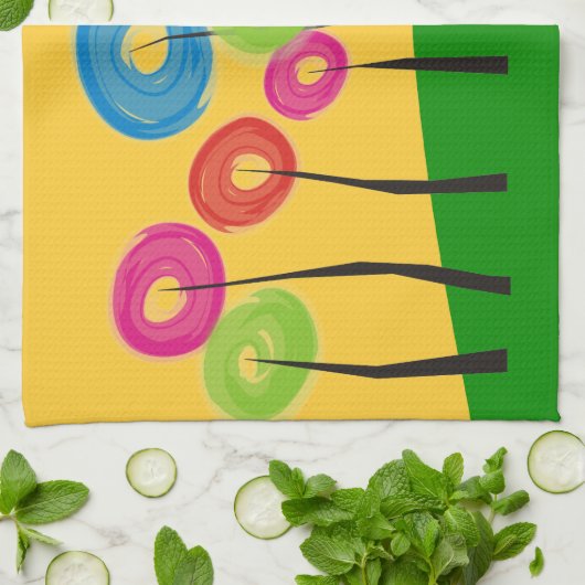 Wunderliches Baum-Geschirrtuch Geschirrtuch (Gefaltet)