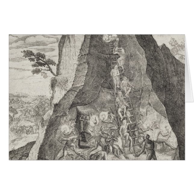 Wunderliches Bild der Toilers in den Bergwerken (Vorderseite (Horizontal))