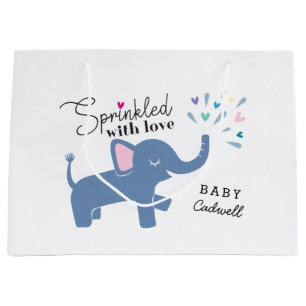 Wunderliches Elefant-Baby besprühen Große Geschenktüte