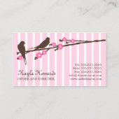 Wunderliches Ereignis-Anreden und Entwurf Visitenkarte (Rückseite)