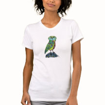 Wunderliches Eulen-Gewohnheits-T-Shirt