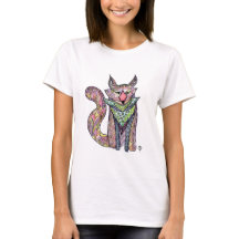Wunderliches Fox-Gewohnheits-T-Shirt