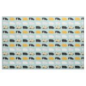 Wunderliches Katzen-Muster Stoff (Fat Quarter (45,7 x 55,9 cm))