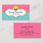 Wunderliches Kuchen-Backen Visitenkarte (Vorne/Hinten)