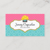 Wunderliches Kuchen-Backen Visitenkarte (Vorderseite)