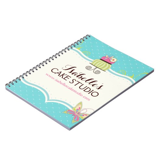 Wunderliches Kuchen-Bäckerei-Anmerkungs-Buch Notizblock (Linke Seite)