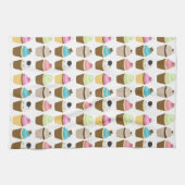 Wunderliches Kuchen-Muster Geschirrtuch (Horizontal)