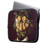 Wunderliches Porträt Laptopschutzhülle (Vorderseite Links)