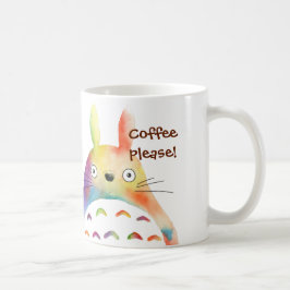 Wunderliches Regenbogen-Tier Kaffeetasse