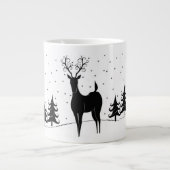Wunderliches Ren Jumbo-Tasse (Vorderseite)