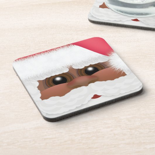 Wunderliches Schwarzes oder Afroamerikaner Untersetzer (Linke Seite)