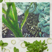 Wunderliches Seepferd Handtuch (Gefaltet)