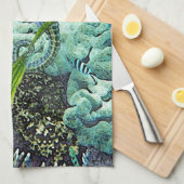 Wunderliches Seepferd Handtuch (Viertel Falte)