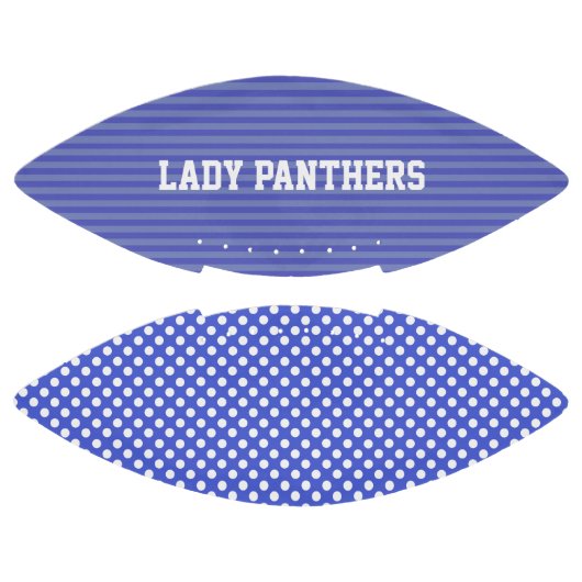 Wunderliches Singrün-blauer kundenspezifischer Football (Paneele)