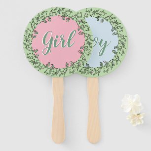 Wunderliches Typografie-Rosa-blaues Fächer