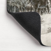 Wunderliches Wölfe mousepad (Ecke)