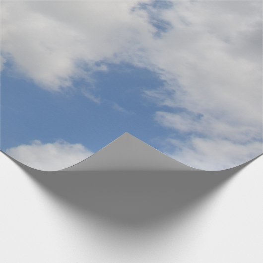 Wunderliches Wolken-Packpapier Geschenkpapier (Ecke)