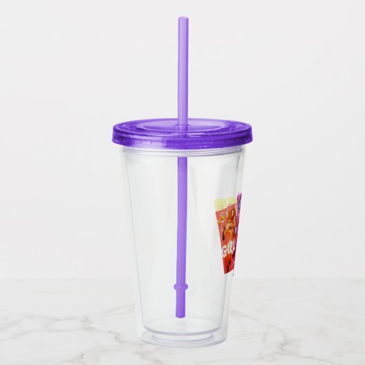 Wundermädchen | Girl-Power Acryltrinkbecher (Rechts)