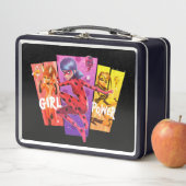 Wundermädchen | Girl-Power Metall Brotdose (Beispiel)