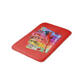 Wundermädchen | Jedes Mädchen ist ein Super-Held Badematte (Schrägansicht)