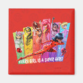 Wundermädchen | Jedes Mädchen ist ein Super-Held Magnet (Vorne)