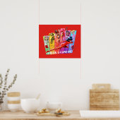 Wundermädchen | Jedes Mädchen ist ein Super-Held Poster (Küche)