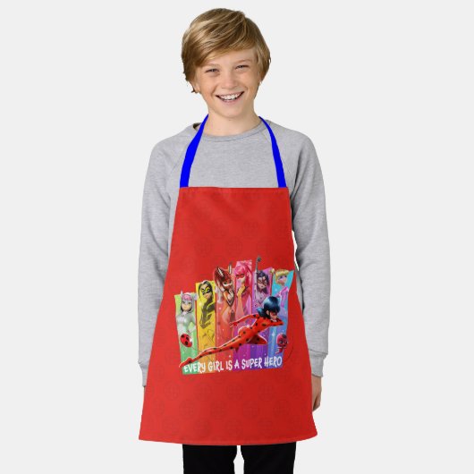 Wundermädchen | Jedes Mädchen ist ein Super-Held Schürze (Getragen)