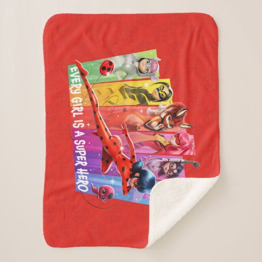 Wundermädchen | Jedes Mädchen ist ein Super-Held Sherpadecke (Vorderseite)