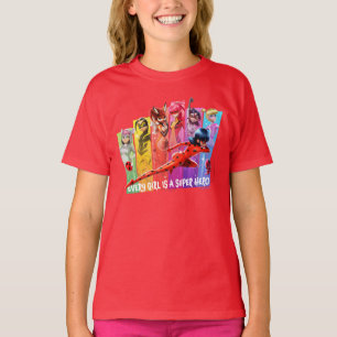 Wundermädchen Jedes Mädchen ist ein Super-Held T-Shirt