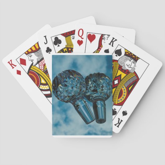 Wundern Sie sich beim Crystal Blue Skies Spielkarten (Rückseite)