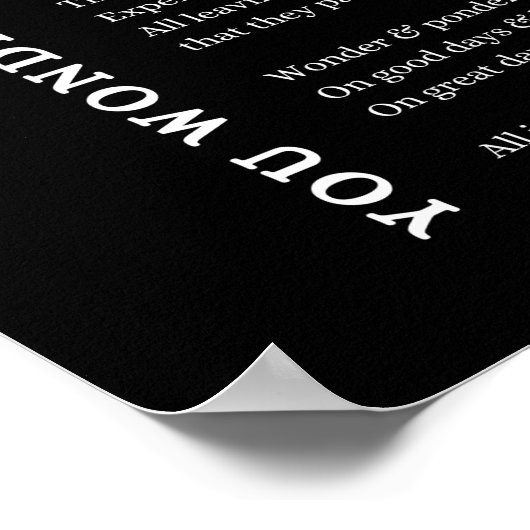 Wundern Sie sich selbst Liebe Pflegegegegedicht Pl Poster (Ecke)