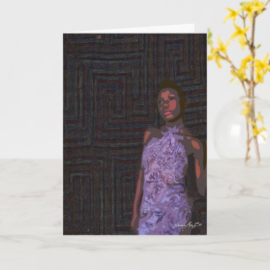 Wundern Sie sich wo Karte (Gelbe Blume)