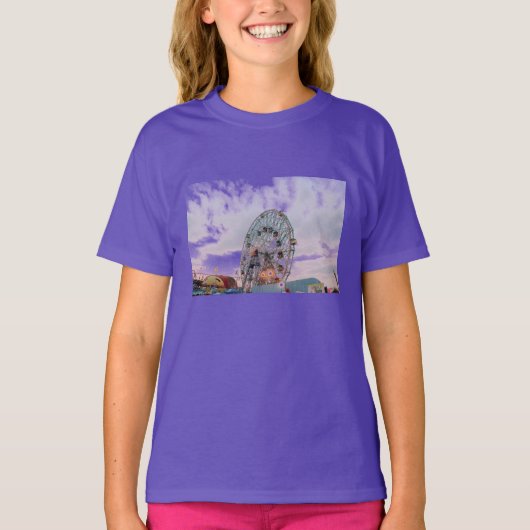 'Wunderrad bei Twilight' Kid's T - Shirt (Vorderseite)