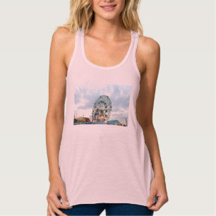 'Wunderrad bei Twilight' Ladys' Racerback Tank Top