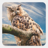 Wunderschale Quadratischer Aufkleber (Vorderseite)