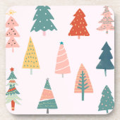 Wunderschön dekoriert Weihnachtsbaum Getränkeuntersetzer (Vorderseite)
