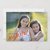 wunderschön feiertagskarte (Vorderseite)