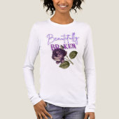 Wunderschön gebrochen Tri-Blend shirt (Vorderseite)