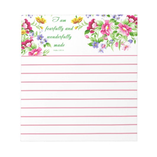 Wunderschön gemacht notizblock (Vorderseite)