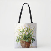Wunderschön gepflanzte Calla Lily Blume Tasche (Vorderseite)